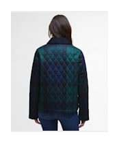 Women's Barbour Loudon Quilted Jacket - Black Watch Tartan