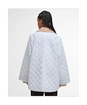 Women's Barbour Corinne Quilted Jacket - LINEN WHITE/ANCI