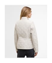 Women's Barbour International Halsey Quilted Jacket - JASMINE/DUSKY KH