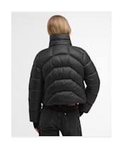 Women's Barbour International Cali Puffer Jacket - Black