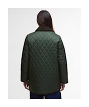 Women's Barbour Meryl Quilted Jacket - Olive / Ancient Tartan