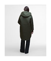 Women's Barbour Hilary Quilted Jacket - Olive / Ancient Tartan