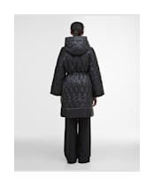 Women's Barbour Celina Quilted Jacket - Black / Onyx Tartan