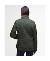 Women's Barbour Dahlia Quilted Jacket - Olive