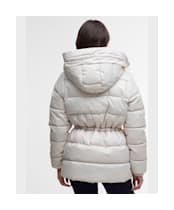 Women's Barbour Begonia Puffer Jacket - BIRCH/GARDENIA