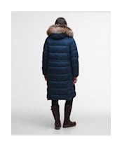 Women's Barbour Marjoram Puffer Jacket - DARK NAVY/BLACKW