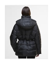 Women's Barbour International Lisbon Puffer Jacket - Black