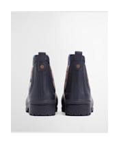 Women's Barbour Wilton Ankle Welly - Navy / Hessian