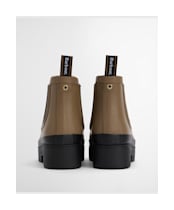 Women's Barbour Halton Chelsea Wellingtons - MILITARY BROWN/B