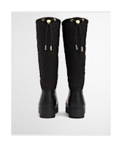 Women's Barbour Marnie Quilted Tall Wellies - Black