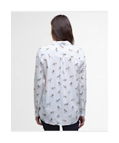 Women’s Barbour Safari Shirt - DOG PRINT2
