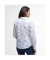 Women's Barbour Brambles Shirt - DOG PRINT2