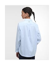 Women's Barbour Claydon Shirt - Ice Blue Stripe