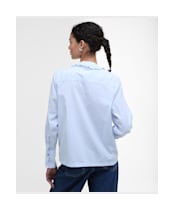 Women's Barbour Cecelia Shirt - Ice Blue Stripe