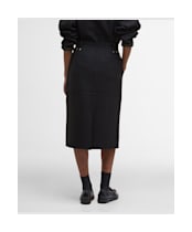 Women's Barbour Leonie Midi Skirt - Black