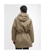Women's Barbour Inola Showerproof Jacket - Military Brown / Ancient Tartan