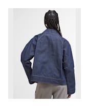 Women's Barbour Demi Showerproof Jacket - Indigo / Hessian Tartan