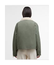 Women's Barbour International Luanda 3 In 1 Showerproof Jacket - Dusky Khaki