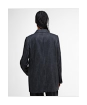 Women's Barbour Antonia Double Breasted Suit Jacket - Charcoal