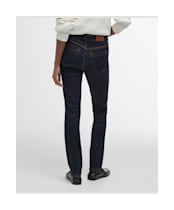 Women's Barbour Essential Slim Jeans - Rinse Wash Denim