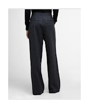 Women's Barbour Blakely Wide Leg Trousers - Charcoal Pinstripe