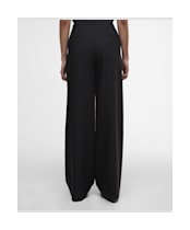 Women's Barbour International Kaia Wide Leg Trousers - Black