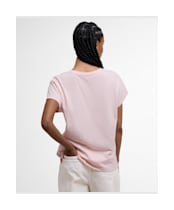 Women's Barbour Northumberland Classic T-Shirt - Pink Blush
