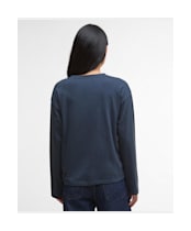 Women's Barbour Woodhouse Long Sleeve T-Shirt - Navy
