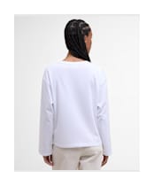 Women's Barbour Woodhouse Long Sleeve T-Shirt - White
