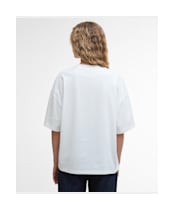 Women's Barbour Harper T-Shirt - Cloud