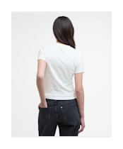 Women's Barbour International Harley T-Shirt - Off White