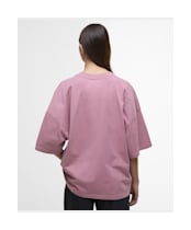 Women's Barbour International Kaia T-Shirt - RAPSBERRY