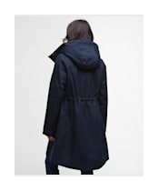 Women's Barbour Bowlees Waterproof Jacket - DEEP NAVY/DRESS