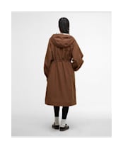 Women's Barbour Sidney Waterproof Parka - Vicuna / Hessian Tartan