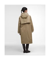 Women's Barbour Maude Waterproof Jacket - Military Brown / Ancient Tartan