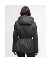 Women's Barbour Dixon Waterproof Jacket - GARDENIA TWEED