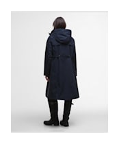 Women's Barbour Bamburgh Waterproof Jacket - Deep Navy / Blackwatch