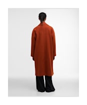 Women's Barbour Blyth Double Breasted Wool Coat - BURNT ORANGE/HES