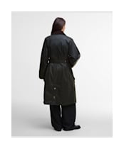 Women's Barbour Milda Wax Jacket - Fern / Sage / Ancient Tartan