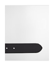 Men's Barbour Reversible Tartan Leather Belt - Black / Modern Tartan