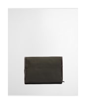 Men’s Barbour Wax Hanging Washbag - OLIVE/BEACON