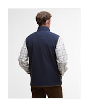 Men's Barbour Harwood Gilet Fleece - Navy