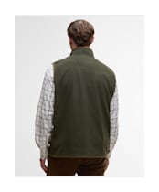 Men's Barbour Harwood Gilet Fleece - Olive