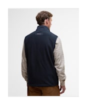 Men's Barbour Lowich Fleece Gilet - Navy
