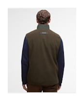 Men's Barbour Lowich Fleece Gilet - Olive