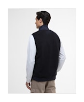 Men's Barbour International Ryefeld Fleece Gilet - Dark Navy