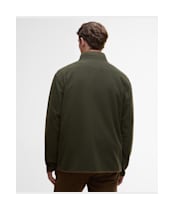 Men's Barbour Harwood Zip Through Fleece - Olive