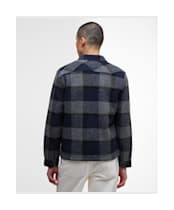 Men's Barbour International Hailwood Fleece Overshirt - Navy