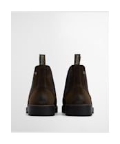 Men's Barbour Patton Waterproof Chelsea Boots - OILED BROWN SUED
