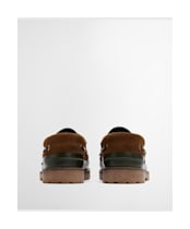Men's Barbour Deck Boat Shoe - Olive